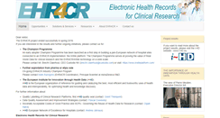 Desktop Screenshot of ehr4cr.eu